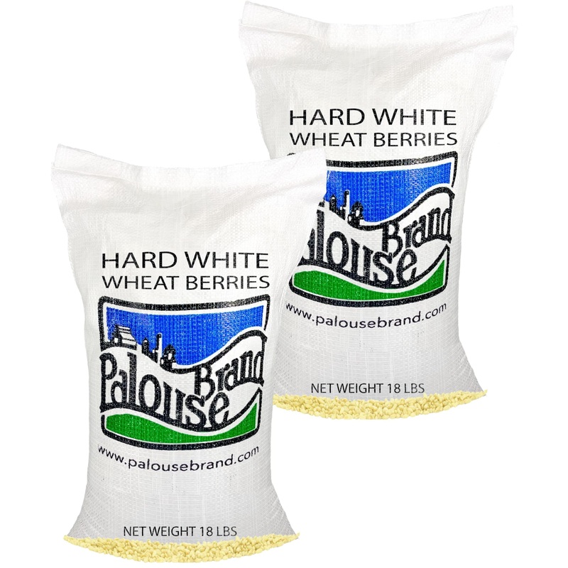 Certified Glyphosate Residue Free | Hard White Wheat Berries | 36 Lbs | Family Farmed In Washington State | 100% Desiccant Free
