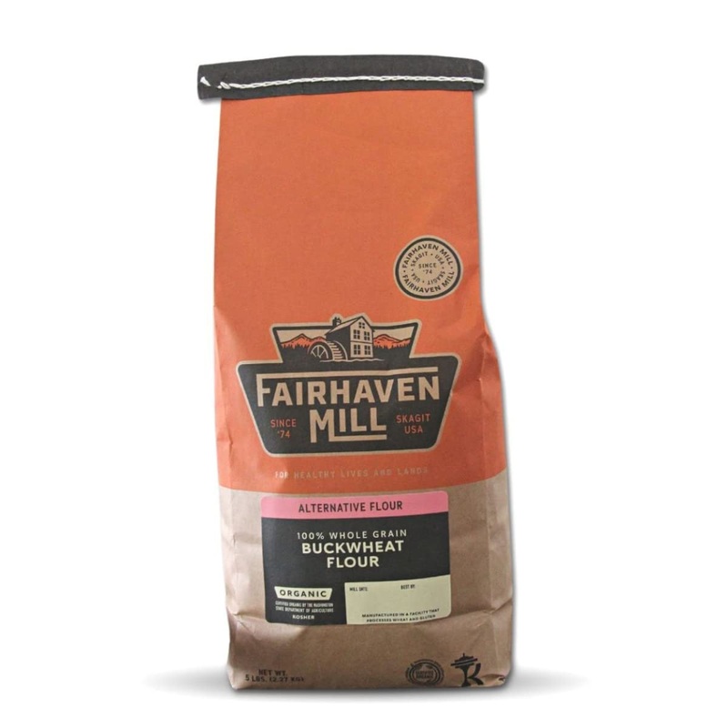 Fairhaven Mill Whole Grain Buckwheat Flour – Ancient Grain Superfood – Nutty Flavor For Pancakes, Muffins – Naturally Gluten-Fre