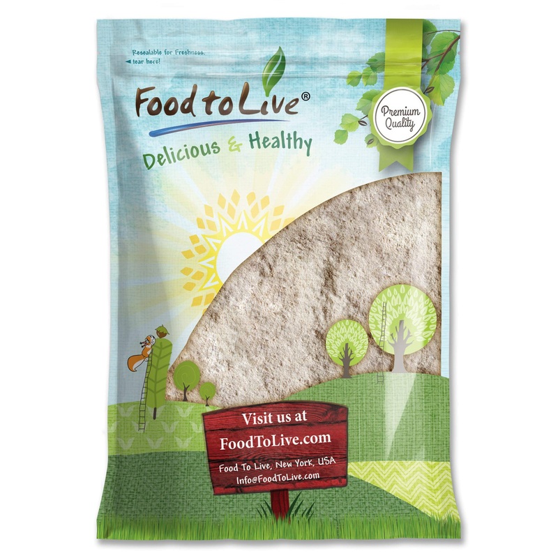 Food To Live Barley Flour, 12 Pounds – Fine Powder, Kosher, Vegan, Bulk. Rich In Fiber. Wheat Flour Alternative. Great For Bakin