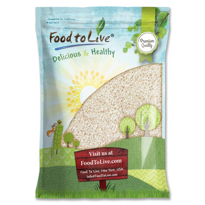 Food To Live Italian Arborio Rice, 10 Pounds – Short Grain White Rice. Gourmet Superfino Grade. Perfect For Creamy Risottos And