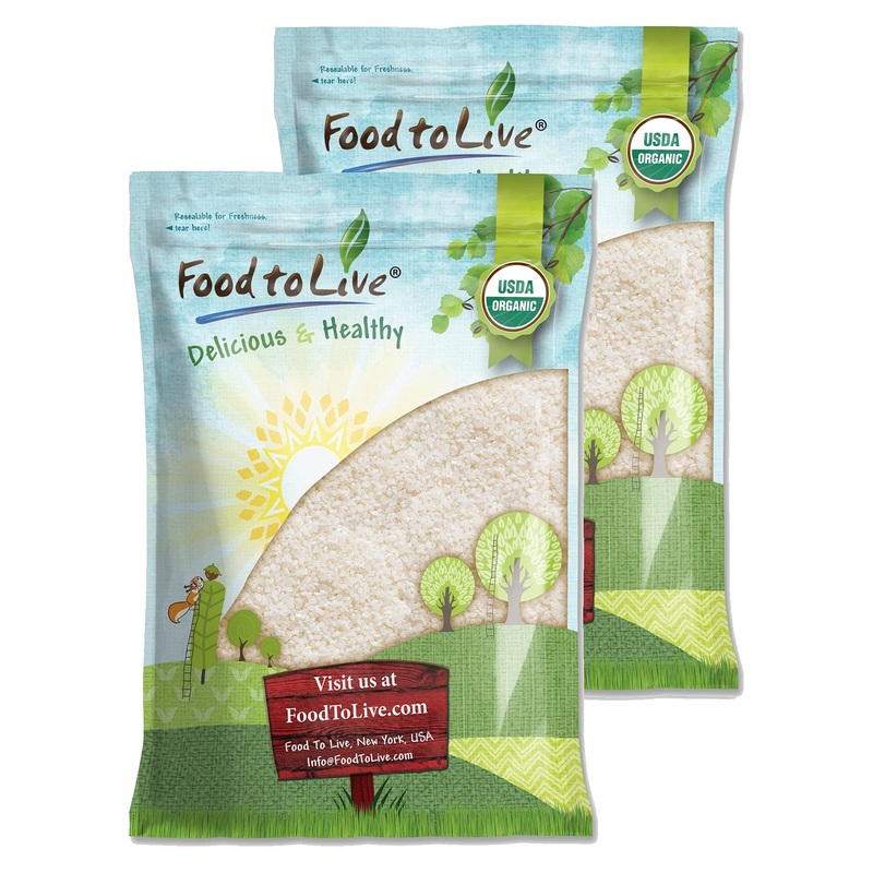 Food To Live Organic Short Grain White Sushi Rice, 20 Pounds – Non-Gmo Japanese Style Perfectly Sticky Rice, Vegan, Bulk. Easy T