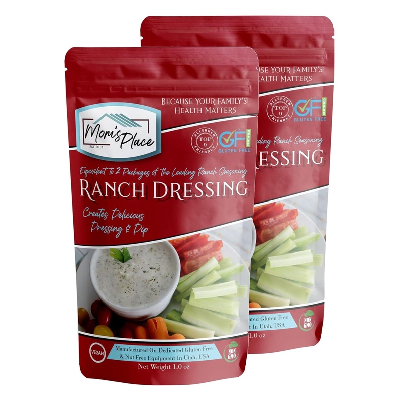 Mom’S Place Gluten-Free Ranch Dressing Mix (Pack Of 2, Ranch)