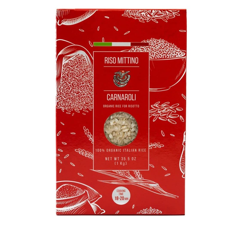 Riso Mittino Organic Carnaroli Rice For Risotto 1 Kg Pack