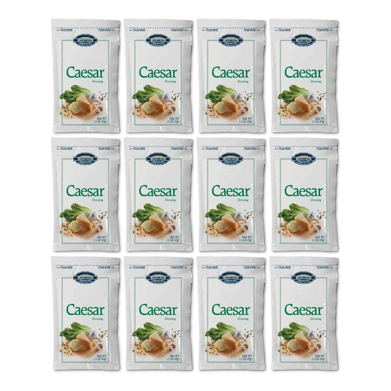 Salad Dressing 1.5 Oz. Packet | Pack Of 12 | (Caesar)