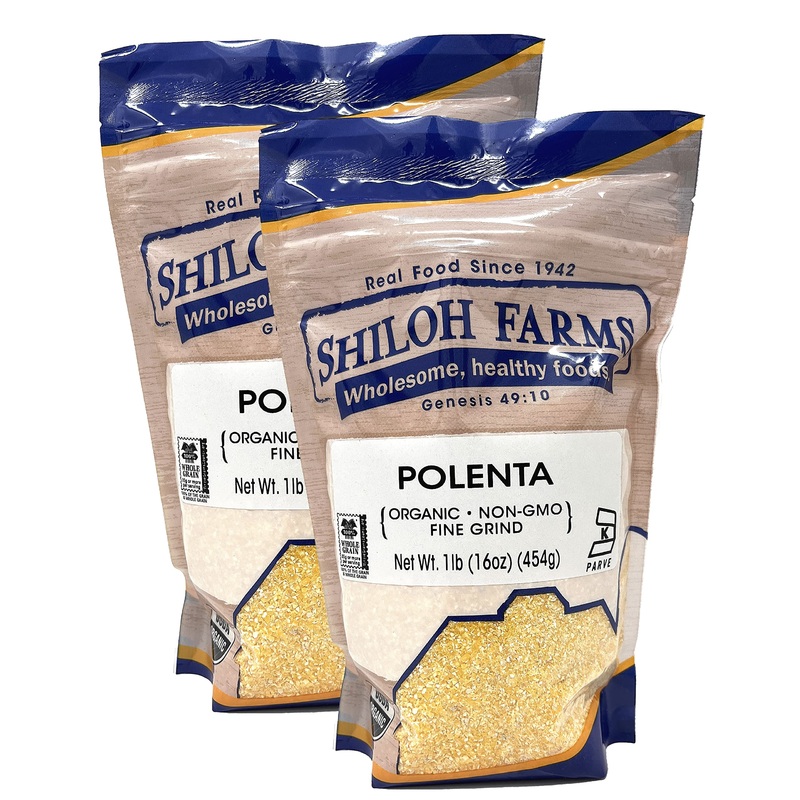 Shiloh Farms – Organic Polenta Fine Grind, 2 Packs – 16 Ounce Each,16.0 Ounce
