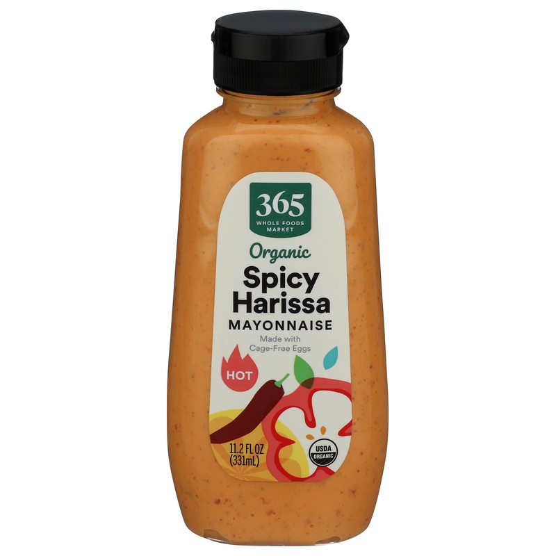 Whole Foods Market Organic Spicy Harissa Mayonnaise, 11.2 Ounce