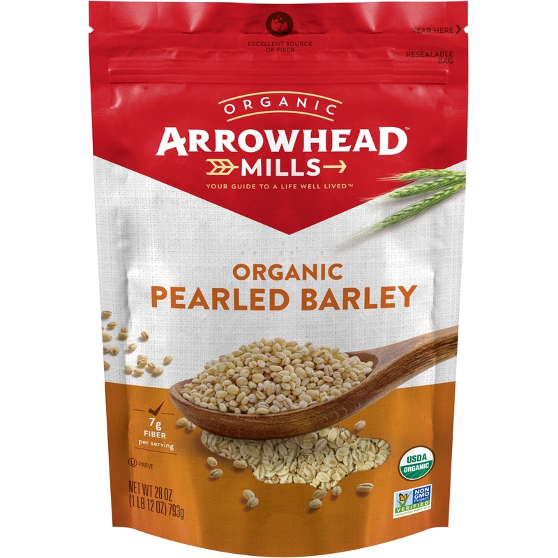 Arrowhead Mills Organic Pearled Barley, 28 Oz Bag