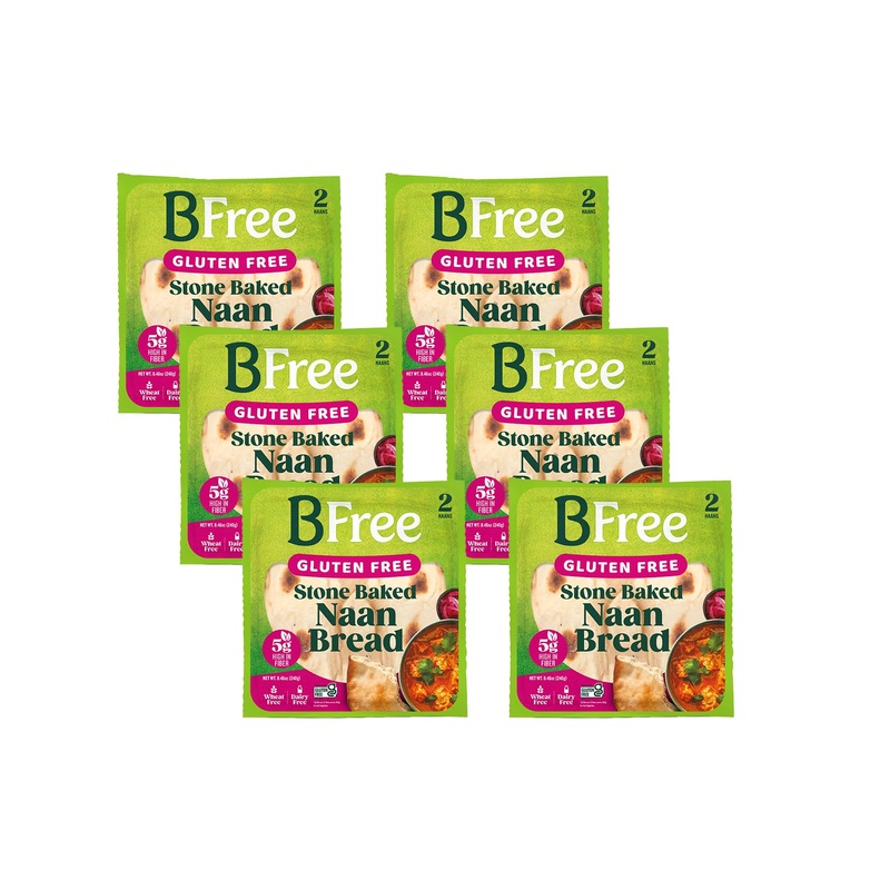 Bfree Stone Baked Original Naan Breads, 8.46 Oz – 2 Naans (Pack Of 6)