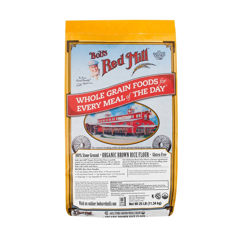 Bob’S Red Mill Organic Brown Rice Flour, 25 Pound