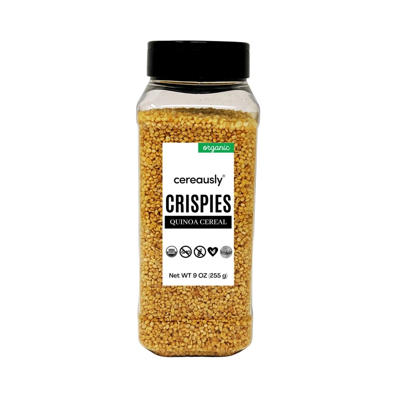 Cereausly Puffed Quinoa – Premium Quinoa Crispies Made With Organic White Quinoa – Delicious And Nutritious Quinoa Flakes For Sn