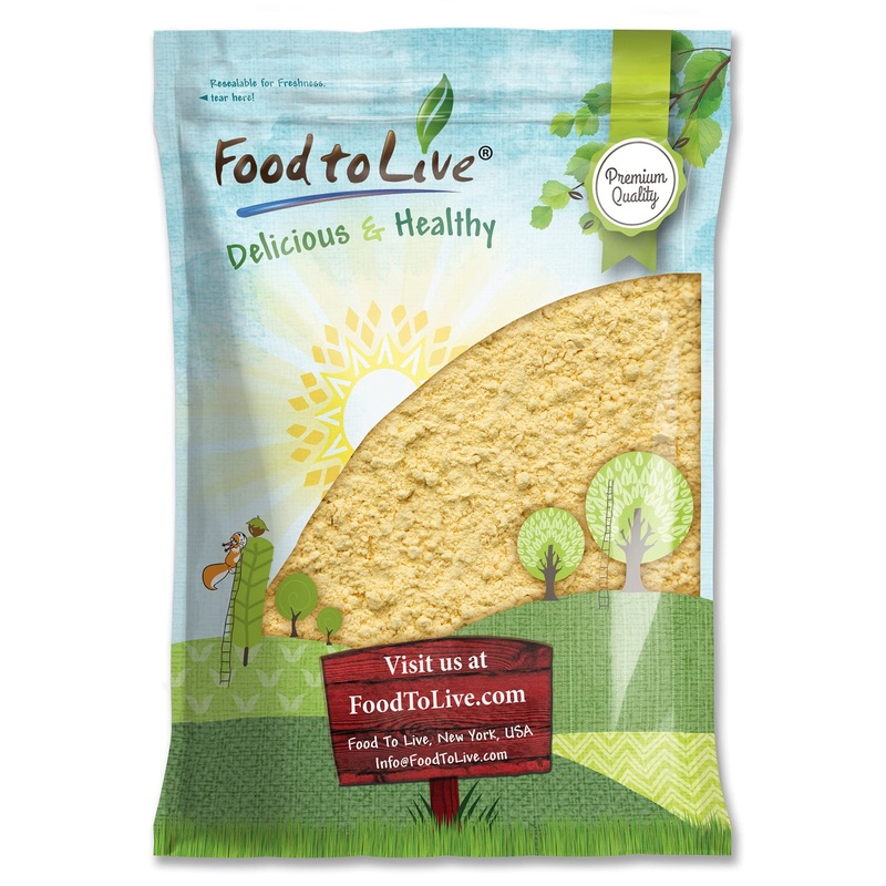 Food To Live Garbanzo Bean Flour, 8 Pounds Finely Milled Chickpea Flour, Raw, Vegan, Kosher, Bulk, Good Source Of Protein, Fiber
