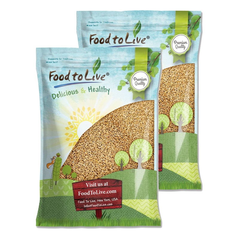 Food To Live Hard Red Wheat Berries, 25 Pounds – Sprouting For Wheatgrass, Kosher, Raw, Vegan, Bulk