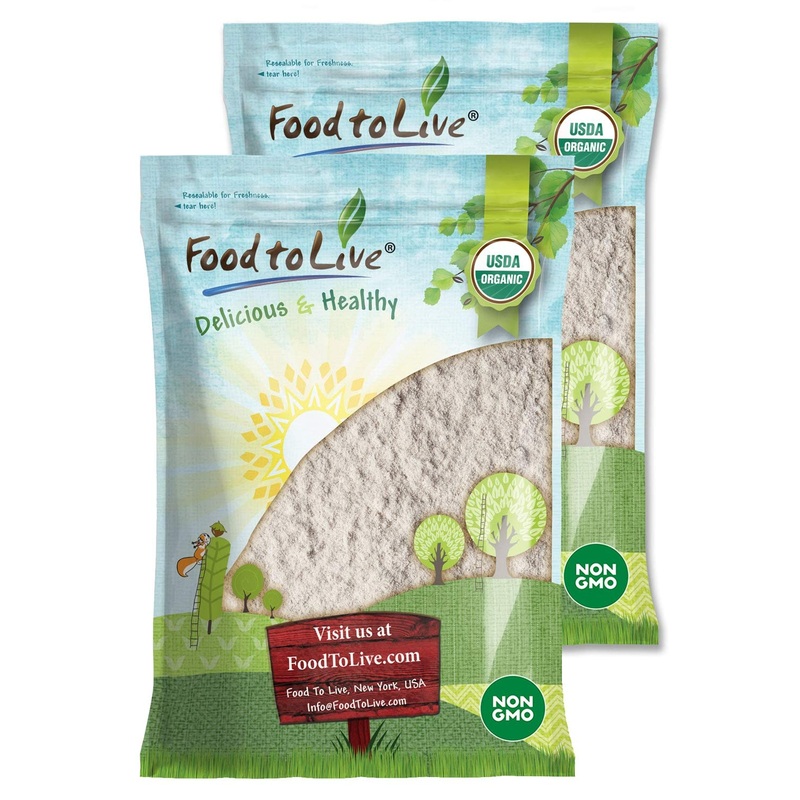Food To Live Organic Brown Rice Flour, 20 Pounds – Non-Gmo, Finely Ground From Long Grain Rice, Unbleached, Untreated, Vegan Mea