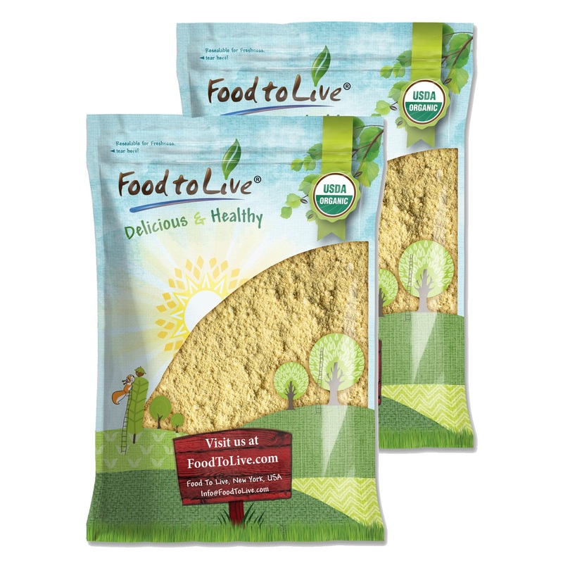 Food To Live Organic Garbanzo Bean Flour, 16 Pounds – Non-Gmo Chickpea Flour, Stone Ground, Kosher, Vegan, Bulk, High In Protein