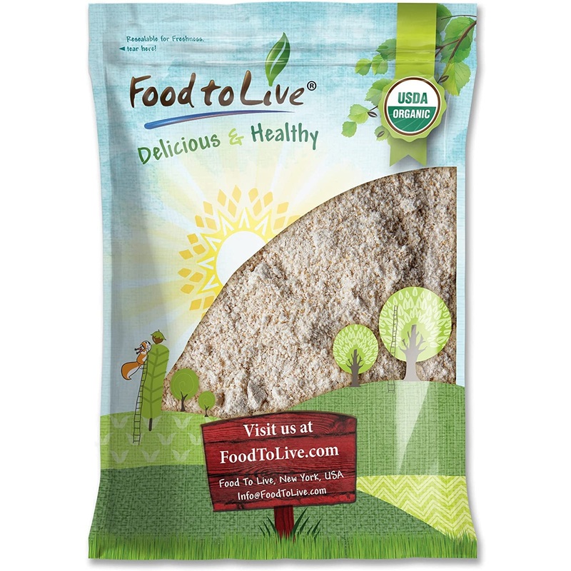 Food To Live Organic Whole Grain Buckwheat Flour, 10 Pounds – Non-Gmo, Kosher, Unbleached, Unbromated, Unenriched, Stone Ground,