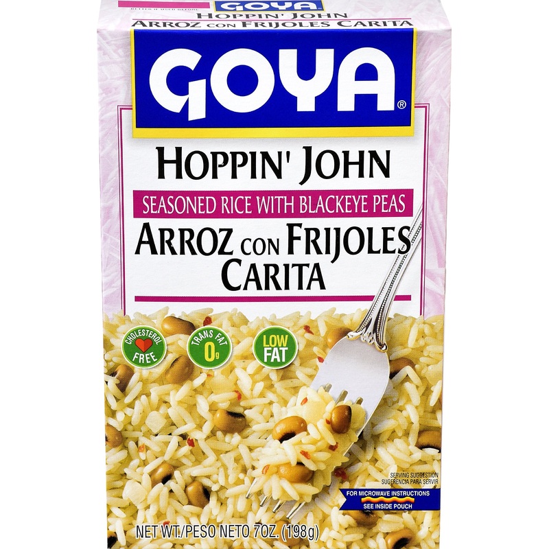 Goya Foods Hoppin’ John Seasoned Rice Mix With Blackeye Peas, 7 Ounce (Pack Of 12)