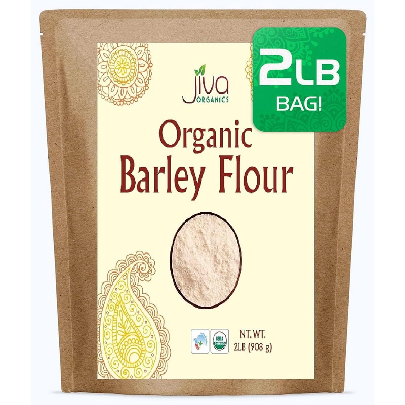 Jiva Organic Barley Flour 2 Pound – All Natural & Raw – Product Of India