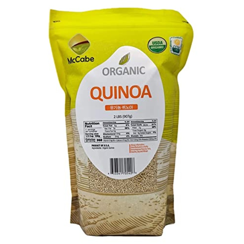 Mccabe Organic Quinoa – Organic Quinoa Grain | Rich With Fiber & Minerals | Usda And Ccof Certified | Product Of Usa | 2Lbs