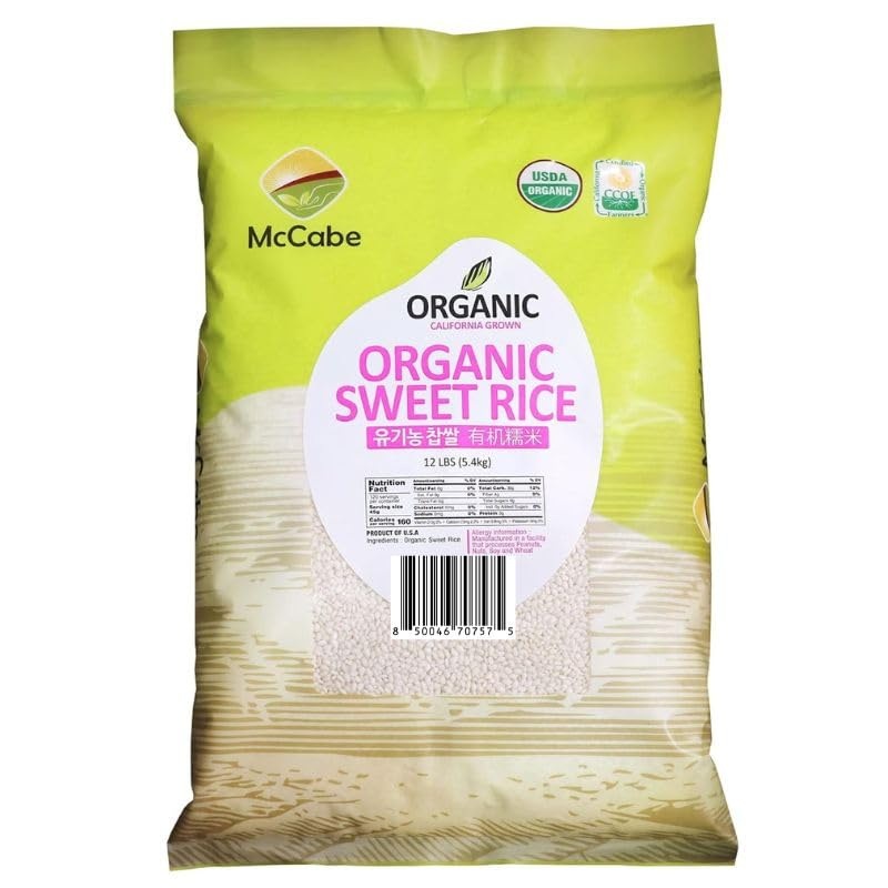 Mccabe Organic Sweet Rice – Gluten Free & Gmo-Free | Rich In Fibers And Minerals | Usda And Ccof Certified Organic | Product Of
