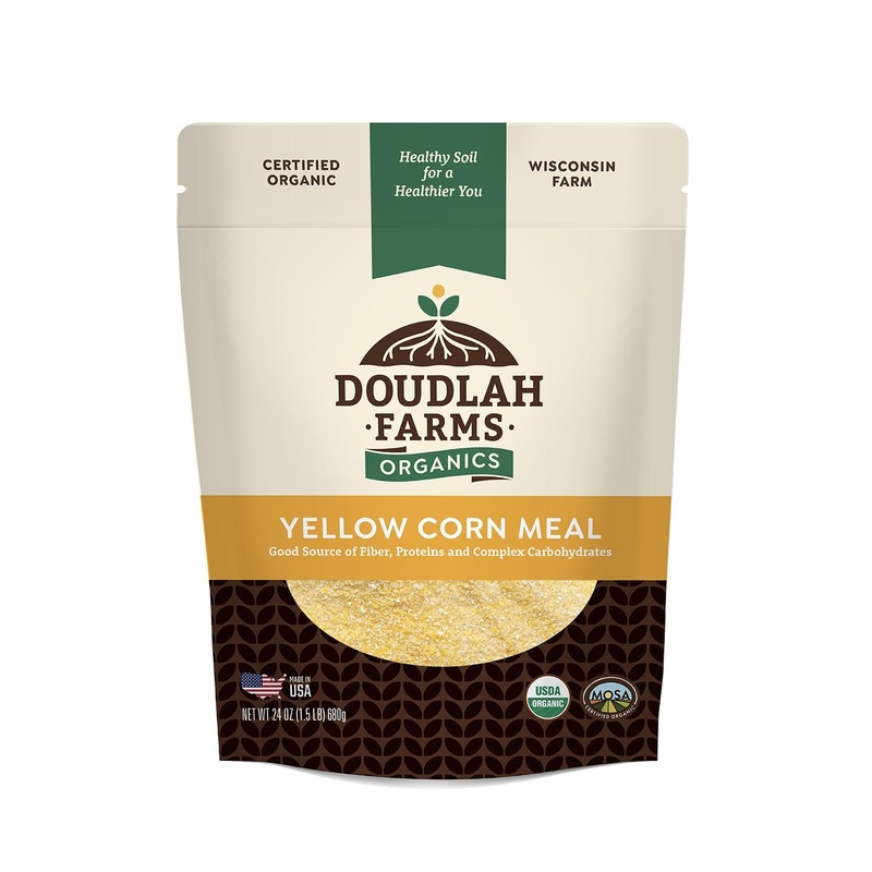 Organic Yellow Cornmeal 1.5 Lb Fine Grind – Non-Gmo, Gluten-Free, Sugar-Free, Farmed From Regenerative Soil, Vegan, Grown In Usa