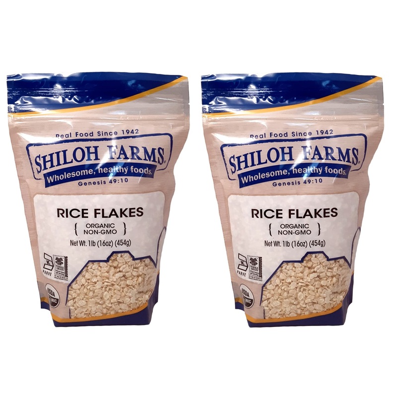 Shiloh Farms Organic Brown Rice Flakes – 16 Ounce Bag (Pack Of 2)