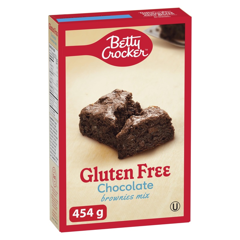 Betty Crocker Chocolate Gluten Free Brownie Mix, 454G/16 Oz. Box (Imported From Canada)