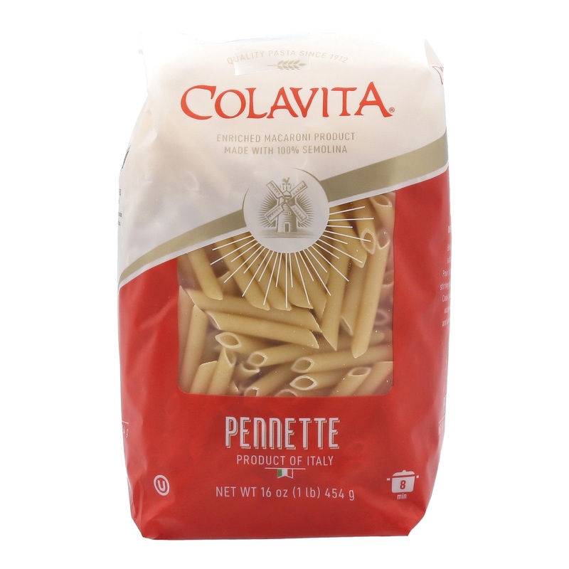 Colavita Pasta – Penne Mezzane (Pennette), 1 Pound – Pack Of 20