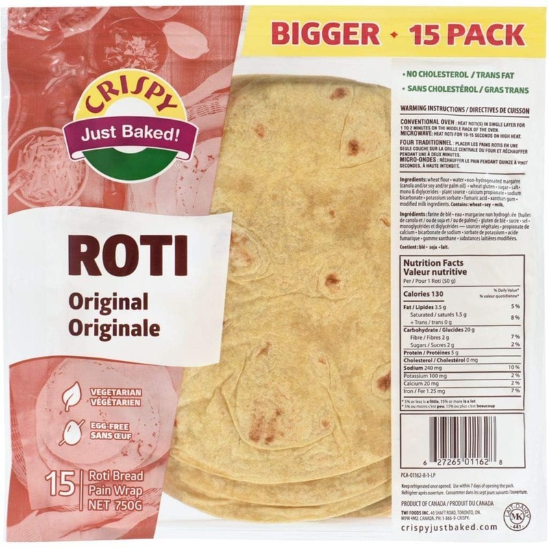 Crispy Original Roti – 750 Grams (15 Rotis)