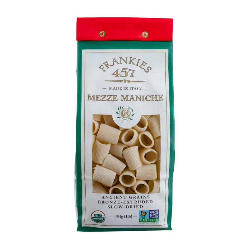 Frankies 457 Artisanal Mezze Maniche Pasta – Usda Organic Certified – Premium Italian Handcrafted Pasta -Imported From Italy 16O