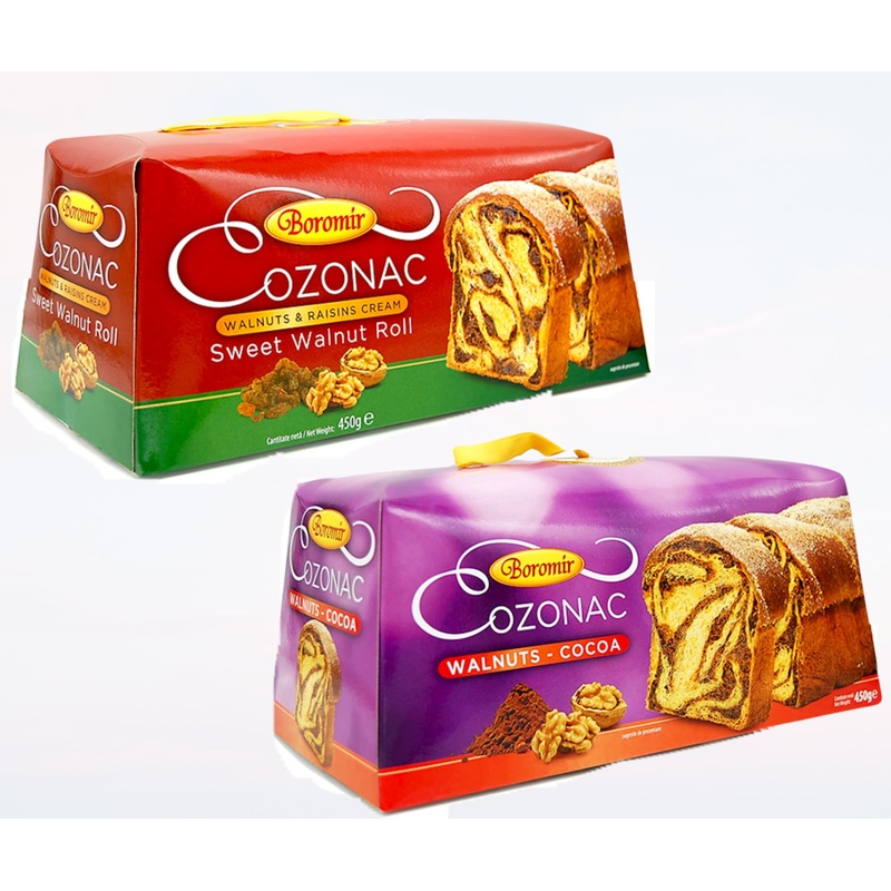 Generic 2 X Cozonac Boromir Imported Romanian Panettone 450G Each