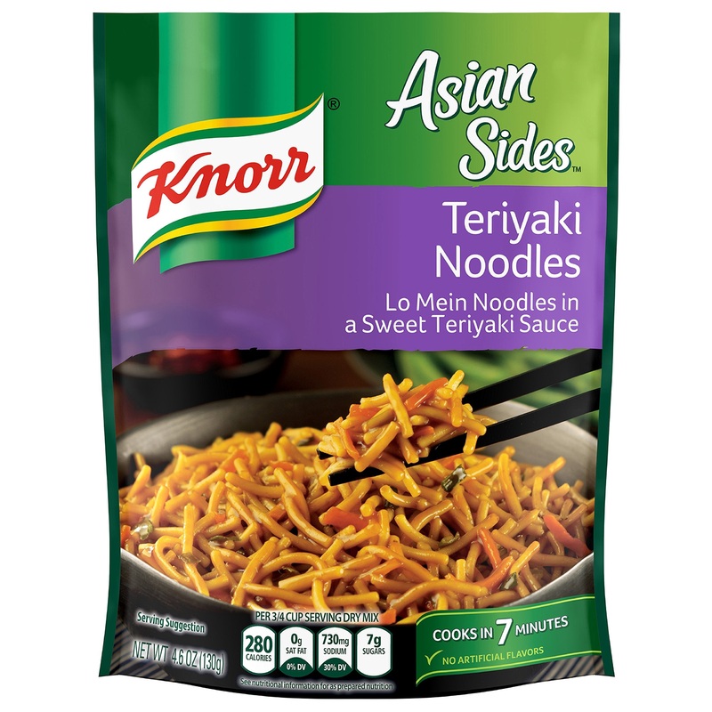 Knorr Asian Sides, Teriyaki Noodles 4.6 Oz (Pack Of 12)