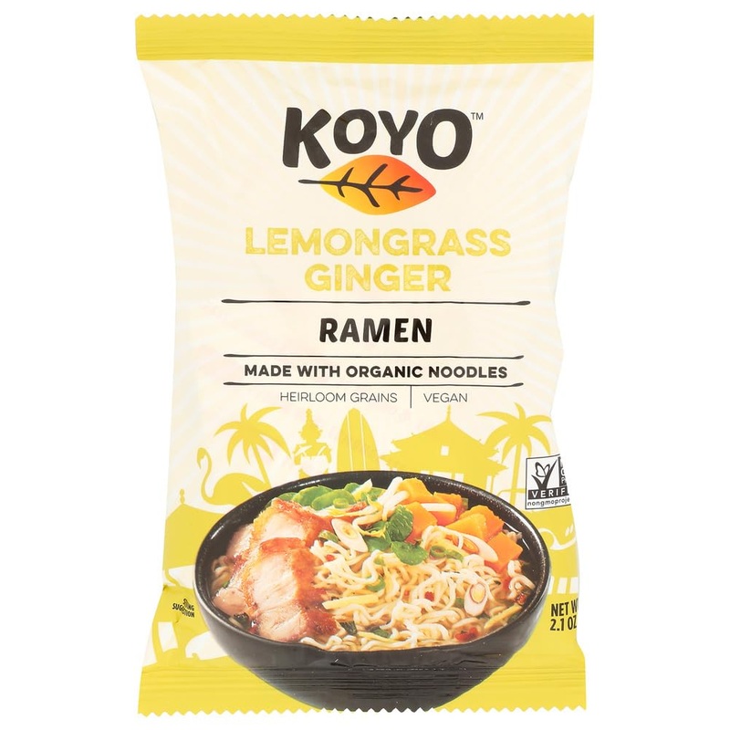 Koyo Foods Lemongrass Ginger Dry Ramen 2.1 Oz (Pack Of 12) – Pack Of 12