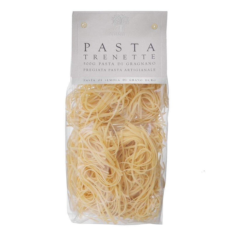 Made By Mama Pasta Trenette Di Semola Di Grano Duro (1 Pound / Pack Of 1) | Traditional Italian Pasta, Thin & Delicate, Perfect