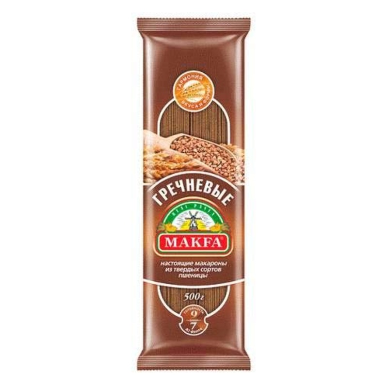 Makfa Spaghetti From Buckwheat – Grechka (16 Ounce / 450 Gram) Imported From Russia