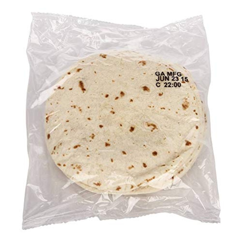 Mission Foods Heat Pressed Flour Tortilla, 6 Inch – 12 Per Pack – 24 Packs Per Case.