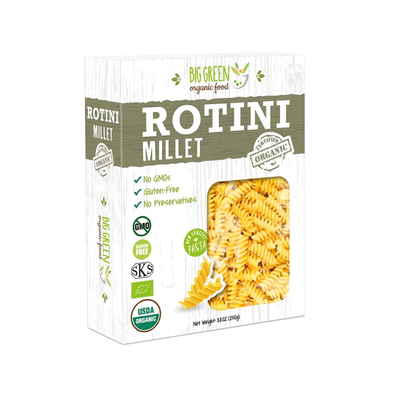 Organic Millet Rotini, 8.8Oz, New Concept Pasta (12)