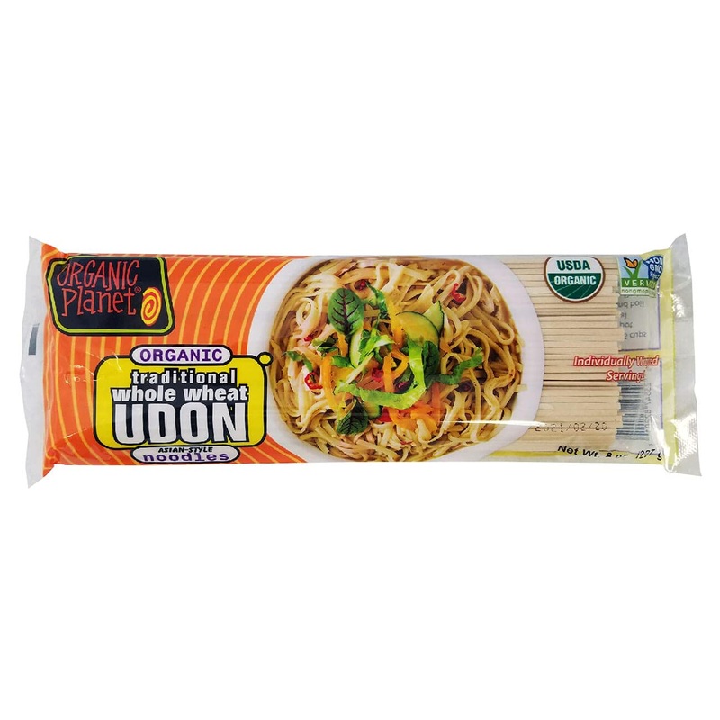 Organic Planet Whole Wheat Udon, Traditional Asian-Style Noodles, Non-Gmo 8 Oz (1 Pack)