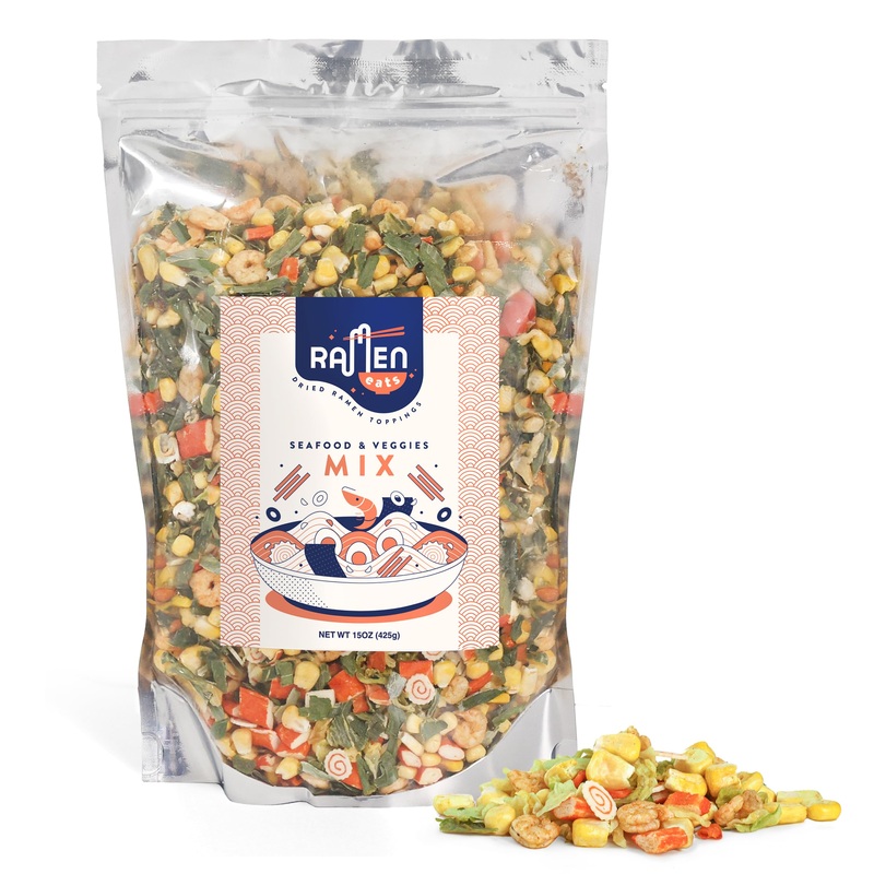 Ramen Eats Classic Seafood Mix With Dried Vegetables For Noodles (15Oz Seafood Mix)
