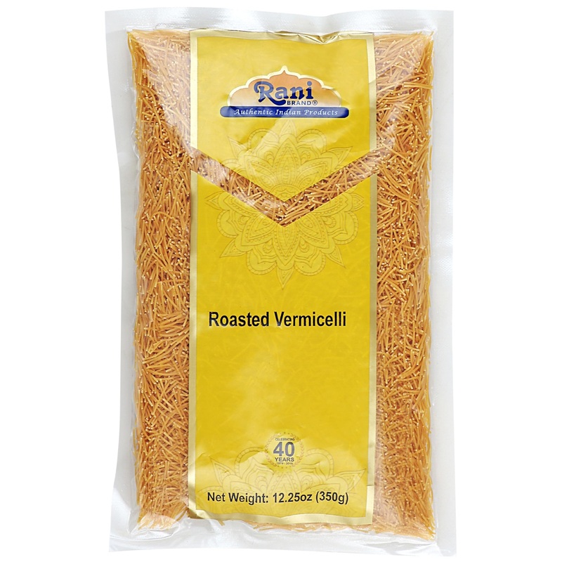 Rani Roasted Vermicelli (Roasted Wheat Noodles) 12.25Oz (350G) ~ All Natural | Vegan | Non-Gmo | Indian Origin