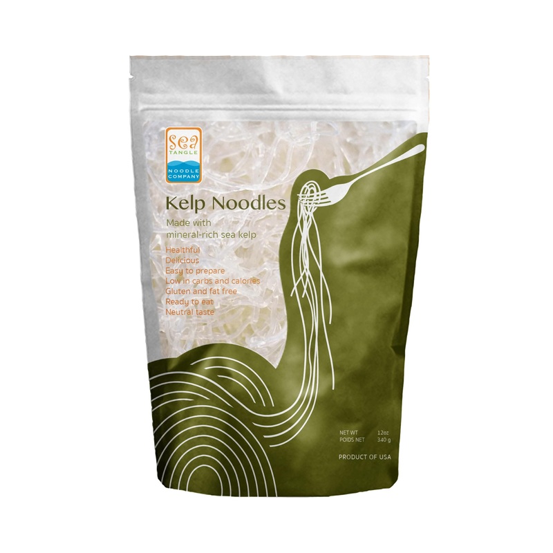 Sea Tangle Kelp Noodles (12Oz) – Pack Of 4 – Low Calorie Asian Noodles For Healthy Noodle Dishes – Gluten Free, Keto Noodle Sub