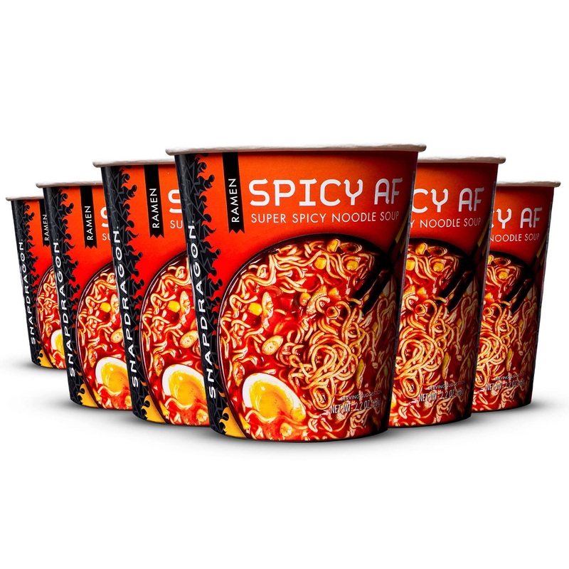 Snapdragon Super Spicy Ramen Six Pack – Rich Spicy Broth With Authentic Ramen Noodles, Authentic Flavors,Satisfy Your Craving, I