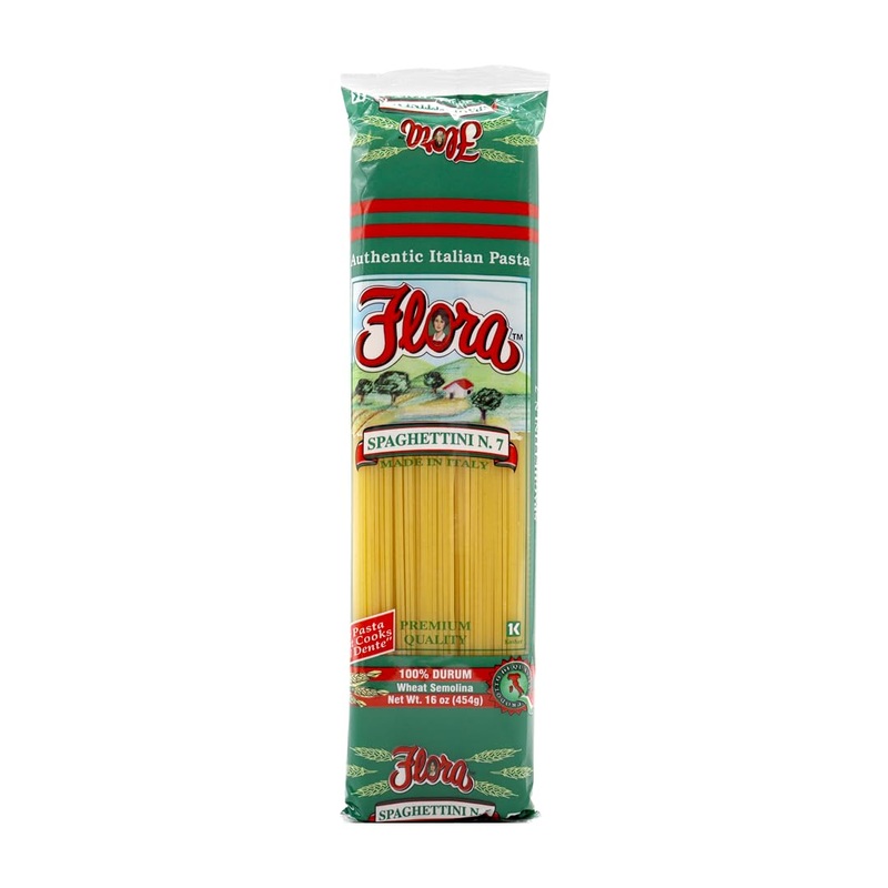 Spaghettini Pasta By Flora Foods – 618007- Spaghettini #7- Spaghetti Pasta – Pasta From Italy – 100% Durum – Premium Quality (5