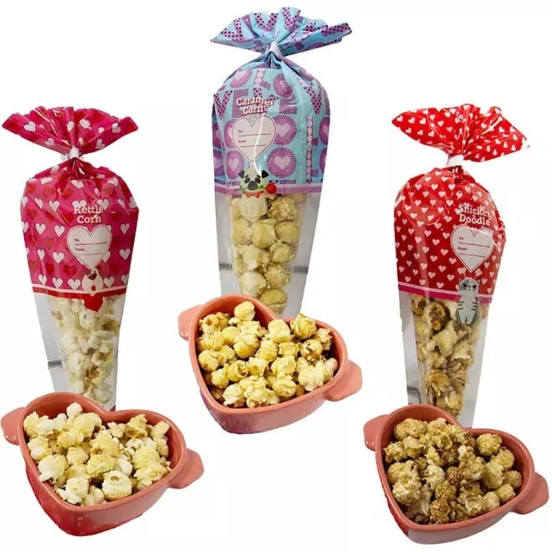 Valentine’s Day Popcorn Cones: 12-Piece Bag