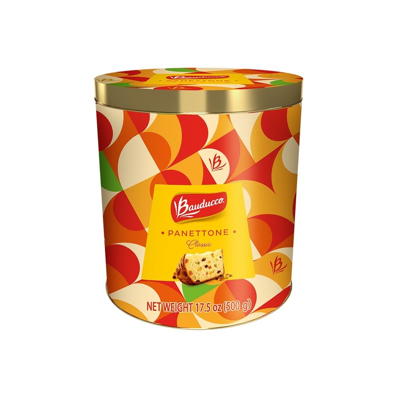 Bauducco Classic Panettone Tin – Moist & Fresh, Traditional Italian Recipe – Authentic Taste Of Italy – 17.5Oz (Pack Of 1)