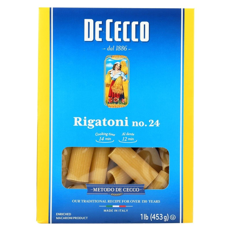 De Cecco Pasta Pasta, Rigatoni – (Case Of 12 – 16 Oz)12