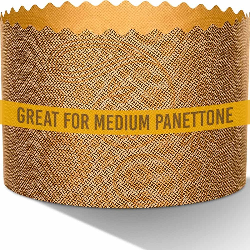 Geborilma Panettone Paper Molds – 16-Pack, 12 Oz, H 3.5 X W 4.25 Inch, H 9 Cm X W 11 Cm, Colomba Paper Mold For Baking Paska, Ea