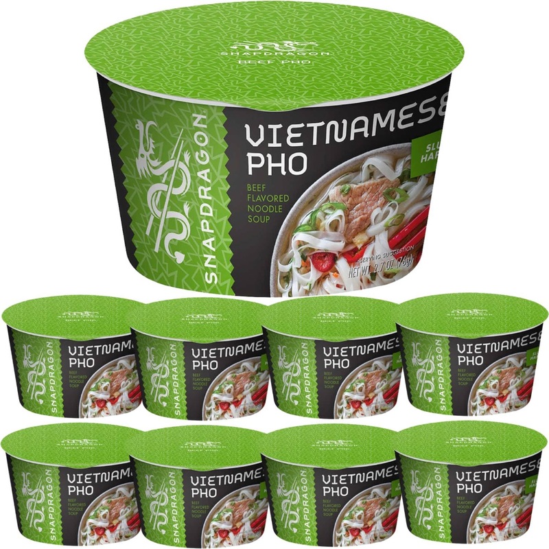Instant Pho Noodle Bowls Bundle. Includes Nine – 2.7 Oz Vietnamese Pho Bowls In Beef Broth Soup! Our Bowls Are 15% Bigger Than O