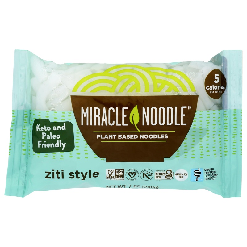 Miracle Noodle, Pasta Shirataki Ziti, 7 Ounce