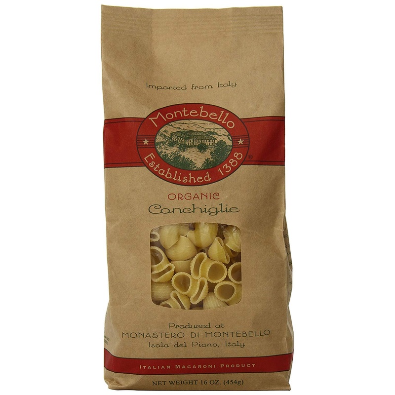 Montebello Organic Conchiglia, 16 Ounce, 4 Count