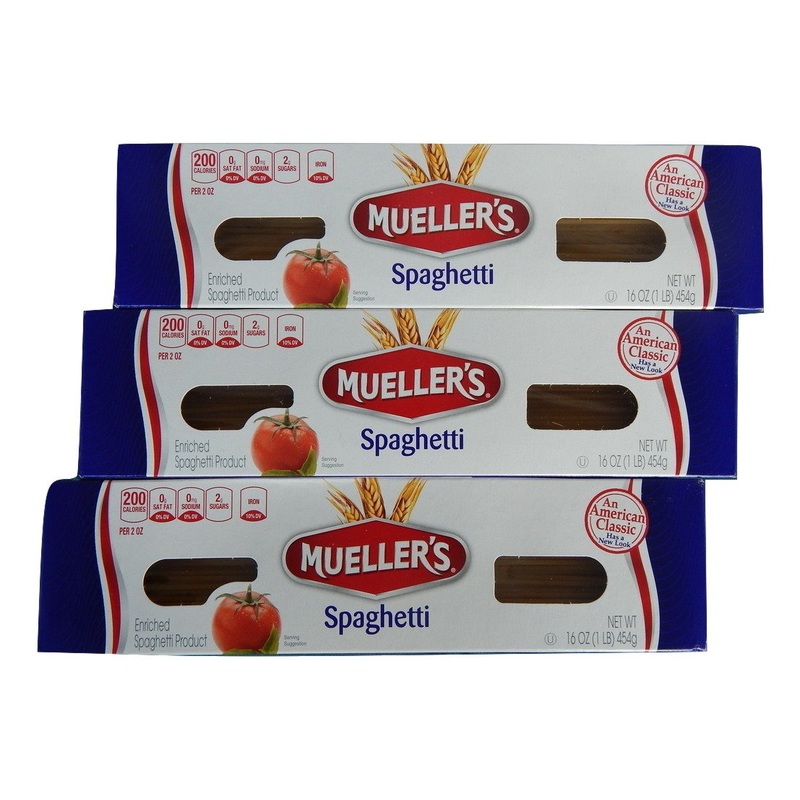 Mueller’S Enriched Spaghetti Pasta 16 Oz. / 1 Lb. Box (Pack Of 3)